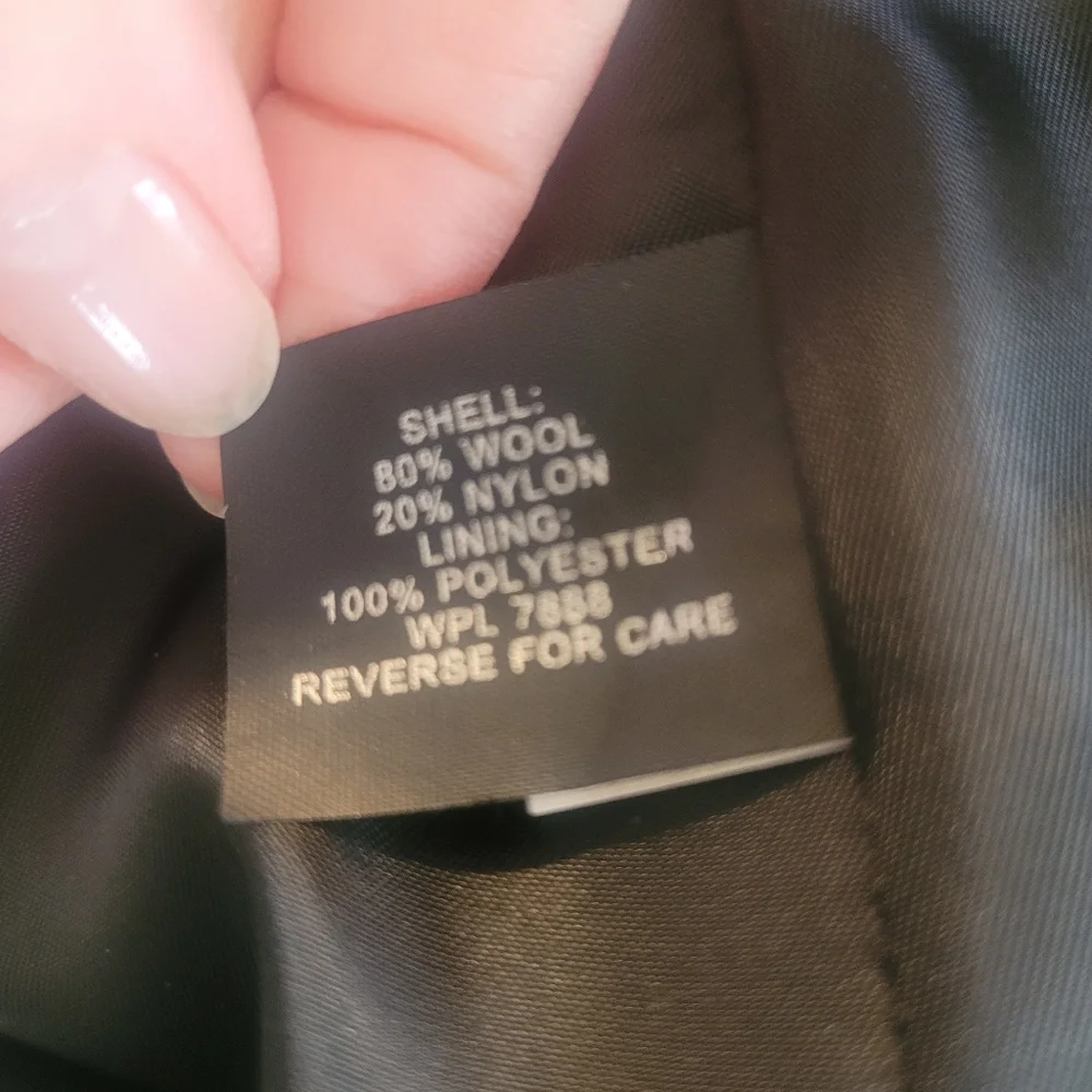 Michael Kors Black Pea Coat. Size S.
